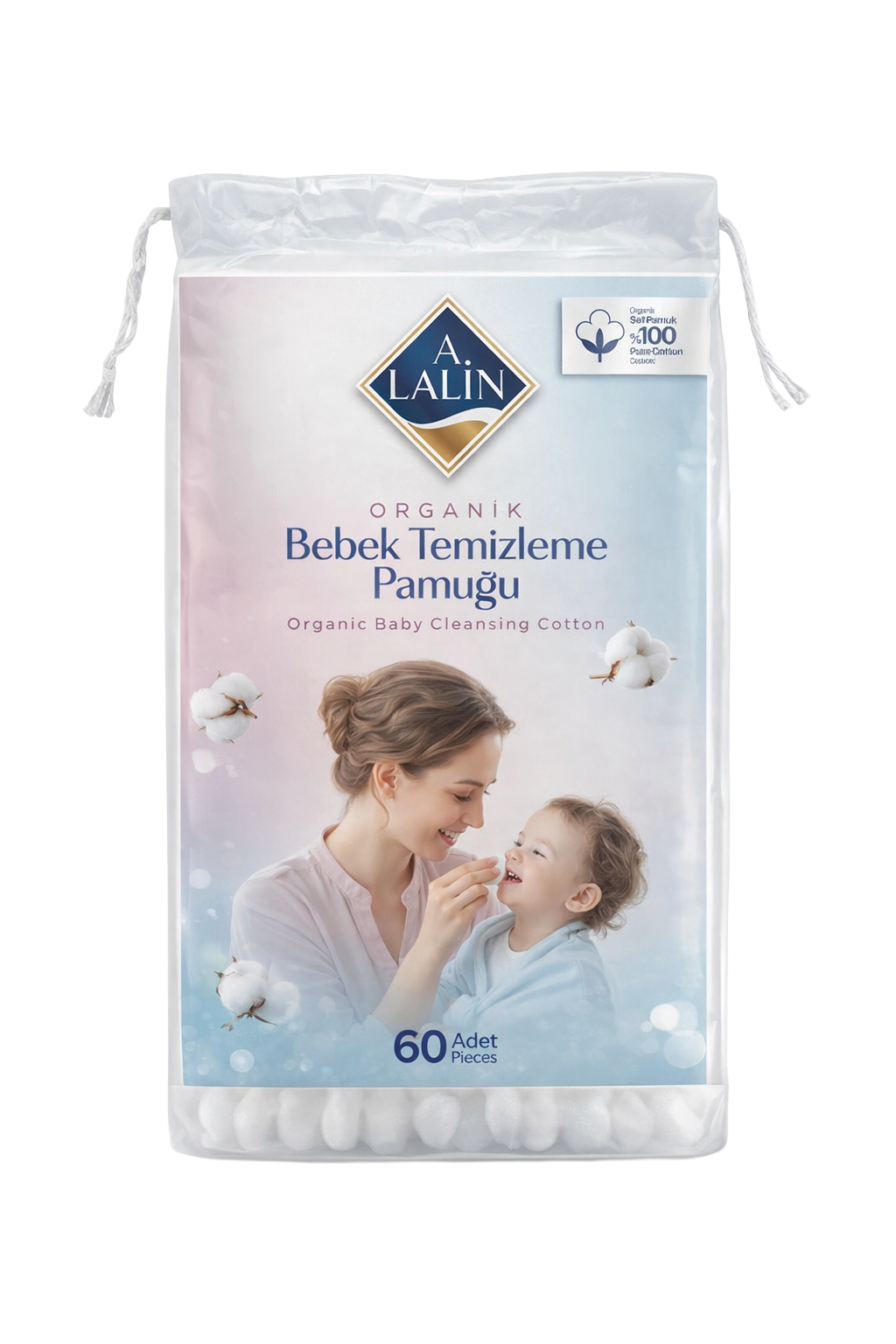 Bebe Temizleme Pamuğu 60 lı